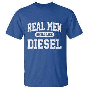 Funny Truck Mechanic T Shirt Real Men Smell Like Diesel