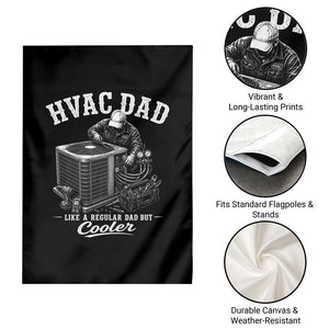 HVAC Dad Garden Flag Funny Technician Fathers Day Graphic