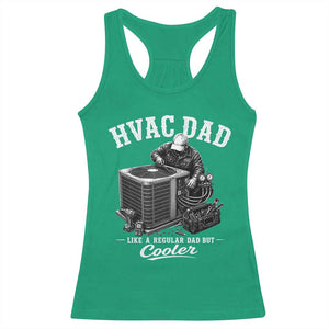 HVAC Dad Racerback Tank Top Funny Technician Fathers Day Graphic