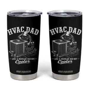 HVAC Dad Tumbler Cup Funny Technician Fathers Day Graphic