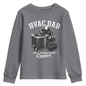 HVAC Dad Youth Sweatshirt Funny Technician Fathers Day Graphic