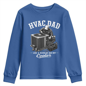 HVAC Dad Youth Sweatshirt Funny Technician Fathers Day Graphic