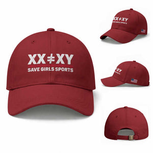 XX Does Not Equal XY Save Girls Sports Baseball Cap