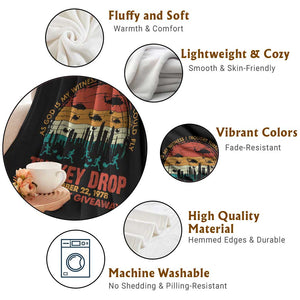 WKRP Turkey Drop Throw Blanket Funny Thanksgiving Day First Annual WKRP TS10 Print Your Wear