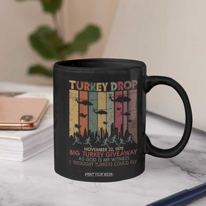 WKRP Turkey Drop Coffee Mug Retro First Annual WKRP Funny Thanksgiving Day TS10 Print Your Wear
