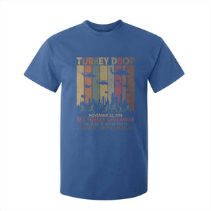 WKRP Turkey Drop T Shirt For Kid Retro First Annual WKRP Funny Thanksgiving Day TS10 Royal Blue Print Your Wear
