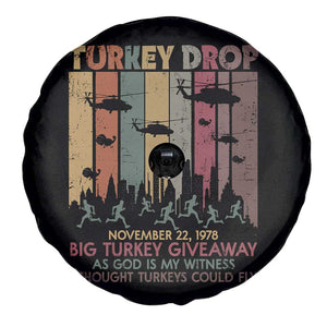 WKRP Turkey Drop Spare Tire Cover Retro First Annual WKRP Funny Thanksgiving Day TS10 Print Your Wear