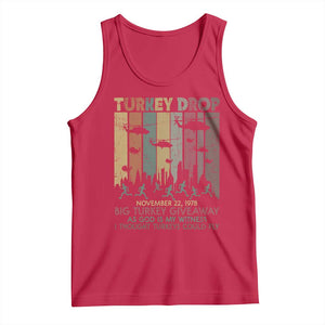 WKRP Turkey Drop Tank Top Retro First Annual WKRP Funny Thanksgiving Day TS10 Red Print Your Wear