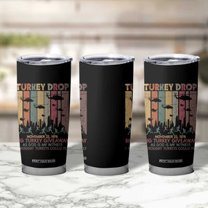 WKRP Turkey Drop Tumbler Cup Retro First Annual WKRP Funny Thanksgiving Day TS10 Print Your Wear