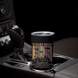 WKRP Turkey Drop Tumbler Cup Retro First Annual WKRP Funny Thanksgiving Day TS10 Print Your Wear