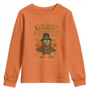 First Annual WKRP Youth Sweatshirt Funny Thanksgiving Day WKRP Turkey Drop TS10 Orange Print Your Wear