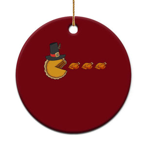 Thanksgiving Video Game Ceramic Ornament Pumpkin Pie Eating Turkey Gamer Patch Day TS10 1pc Red Print Your Wear
