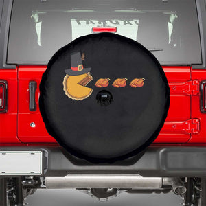 Thanksgiving Video Game Spare Tire Cover Pumpkin Pie Eating Turkey Gamer Patch Day TS10 Black Print Your Wear