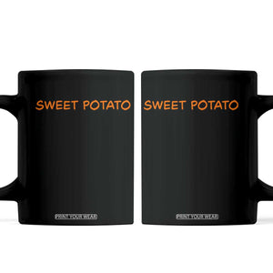 Matching Thanksgiving Couples Coffee Mug Funny Sweet Potato Fall Couple TS10 Black Print Your Wear