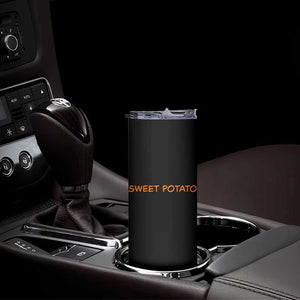 Matching Thanksgiving Couples Skinny Tumbler Funny Sweet Potato Fall Couple TS10 Print Your Wear