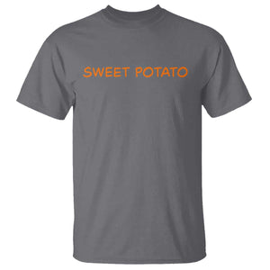 Matching Thanksgiving Couples T Shirt Funny Sweet Potato Fall Couple TS10 Charcoal Print Your Wear