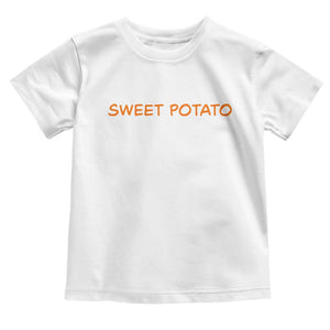 Matching Thanksgiving Couples Toddler T Shirt Funny Sweet Potato Fall Couple TS10 White Print Your Wear