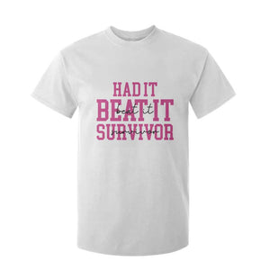 Breast Cancer Support T Shirt For Kid Had it Beat it Survivor Gift TS10 White Print Your Wear
