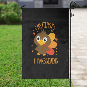 My First Thanksgiving Garden Flag Funny Thanksgiving Turkey TS10 Print Your Wear