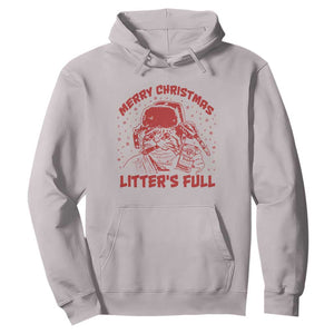 Litters Full Hoodie Funny Cat Christmas Vacation TS10 Ice Gray Print Your Wear