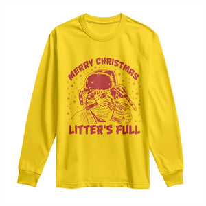 Litters Full Long Sleeve Shirt Funny Cat Christmas Vacation TS10 Daisy Print Your Wear