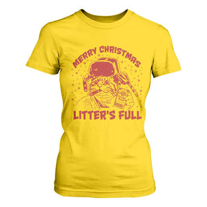 Litters Full T Shirt For Women Funny Cat Christmas Vacation TS10 Daisy Print Your Wear