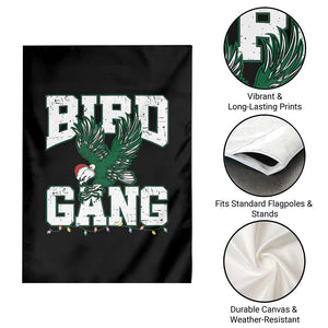 PFE Bird Gang Christmas Garden Flag Philly Lover Santa Bird TS10 Print Your Wear