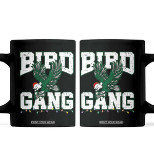 PFE Bird Gang Christmas Coffee Mug Philly Lover Santa Bird TS10 Black Print Your Wear