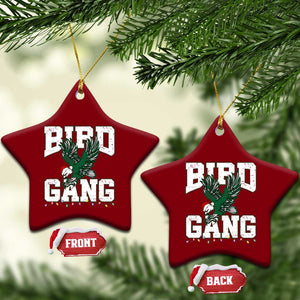 PFE Bird Gang Christmas Ceramic Ornament Philly Lover Santa Bird TS10 Print Your Wear