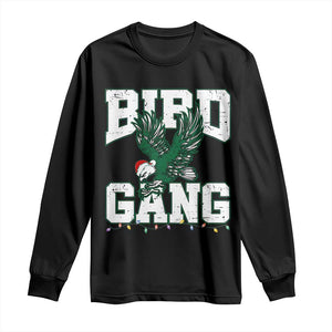 PFE Bird Gang Christmas Long Sleeve Shirt Philly Lover Santa Bird TS10 Black Print Your Wear