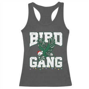PFE Bird Gang Christmas Racerback Tank Top Philly Lover Santa Bird TS10 Dark Heather Print Your Wear