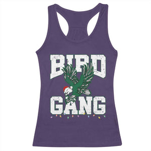 PFE Bird Gang Christmas Racerback Tank Top Philly Lover Santa Bird TS10 Purple Print Your Wear