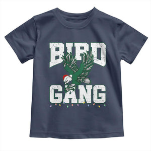 PFE Bird Gang Christmas Toddler T Shirt Philly Lover Santa Bird TS10 Navy Print Your Wear