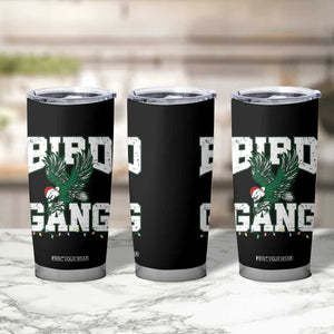 Philadelphia Bird Gang Christmas Tumbler Cup Philly Fan Santa Eagle TS10 Print Your Wear