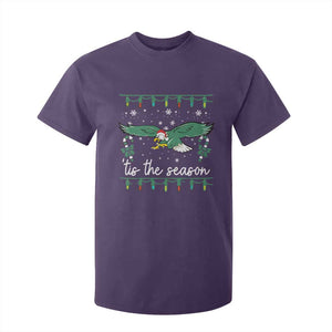 Christmas Philly Lover T Shirt For Kid Tis The Season Football Lovers EF TS10 Purple Print Your Wear