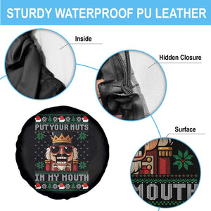 Inappropriate Christmas Spare Tire Cover Funny Put Your Nuts in My Mouth Dirty Holiday TS10 Print Your Wear
