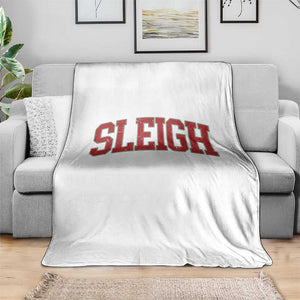 Sleigh Christmas Throw Blanket Funny Women Retro Merry Xmas Family Holiday TS10 Print Your Wear