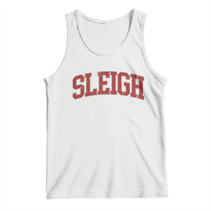Sleigh Christmas Tank Top Funny Women Retro Merry Xmas Family Holiday TS10 White Print Your Wear