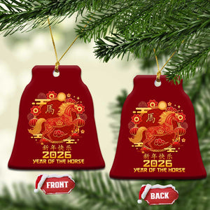 Chinese New Year 2026 Ceramic Ornament Year of The Horse TS10 Print Your Wear