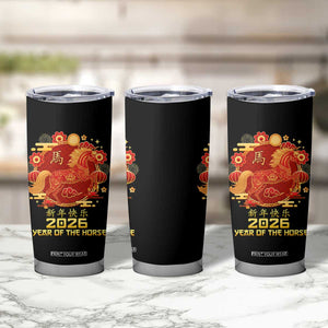 Chinese New Year 2026 Tumbler Cup Year of The Horse TS10 Print Your Wear