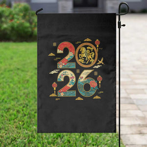 Hello 2026 Lunar New Year Garden Flag Year of the Horse Chinese Zodiac TS10 Print Your Wear