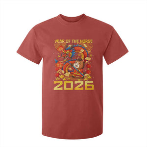 Chinese New Year 2026 T Shirt For Kid LYE Year of The Horse TS10 Red Print Your Wear