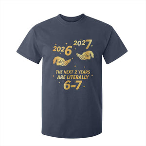 Funny 67 New Years Eve T Shirt For Kid Six Seven Boys Kids NYE Party 6 7 Meme TS10 Navy Print Your Wear