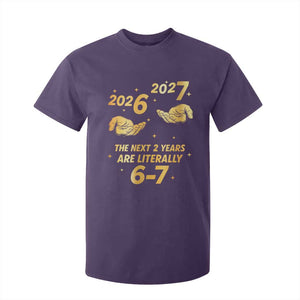 Funny 67 New Years Eve T Shirt For Kid Six Seven Boys Kids NYE Party 6 7 Meme TS10 Purple Print Your Wear