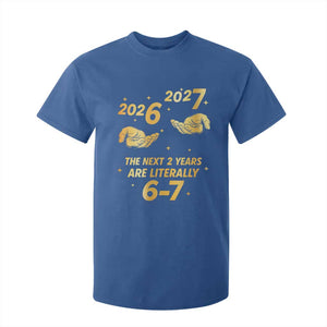 Funny 67 New Years Eve T Shirt For Kid Six Seven Boys Kids NYE Party 6 7 Meme TS10 Royal Blue Print Your Wear