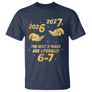 Funny 67 New Years Eve T Shirt Six Seven Boys Kids NYE Party 6 7 Meme TS10 Navy Print Your Wear