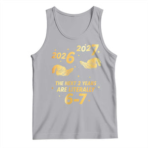 Funny 67 New Years Eve Tank Top Six Seven Boys Kids NYE Party 6 7 Meme TS10 Athletic Heather Print Your Wear