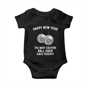 Funny New Years Eve Baby Onesie Ball Drop Rude Adult Humor TS10 Black Print Your Wear