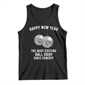 Funny New Years Eve Tank Top Ball Drop Rude Adult Humor TS10 Black Print Your Wear