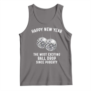 Funny New Years Eve Tank Top Ball Drop Rude Adult Humor TS10 Deep Heather Print Your Wear